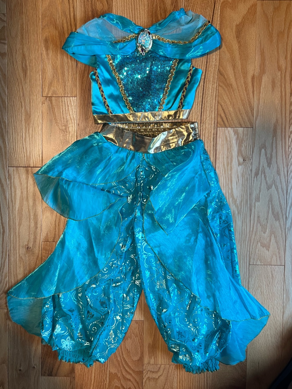 Disney Jasmin Gold Sequin Costume